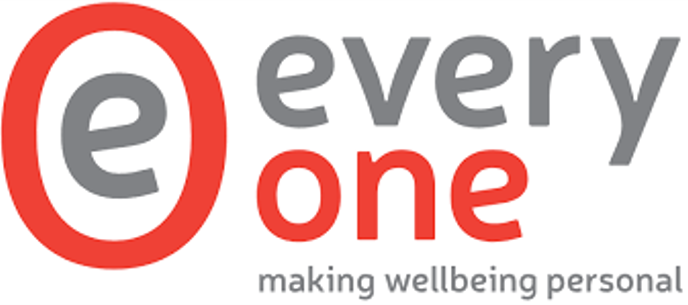 EveryOne logo with 'EveryOne: making wellbeing personal'